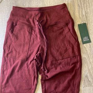 Wild fable burgundy leggings
